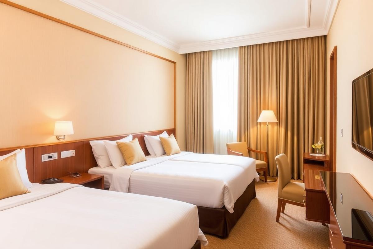 Twin bed room